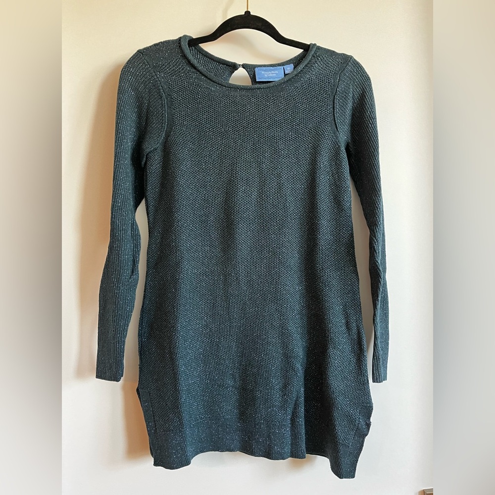 Simply Vera Teal Tunic Sweater